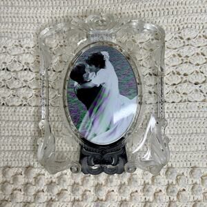 MIKASA Germany Princess Crystal 11 x 9 Picture Frame 5 x 7 Photo Solid Heavy